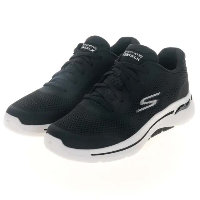 【SKECHERS】男鞋 健走系列 GO WALK ARCH FIT(216262BKW)