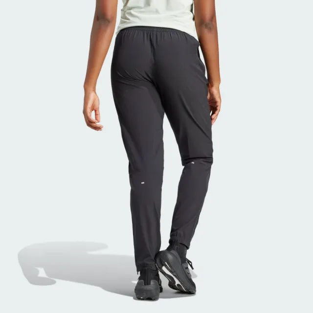 【adidas 愛迪達】長褲 女款 運動褲 RUN IT TKO PANT 黑 IQ0918(L5138)