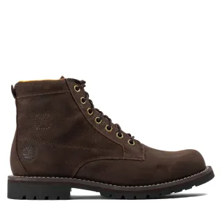 【Timberland】男款深咖啡色Redwood Falls全粒面皮革防水靴(A44P9V13)