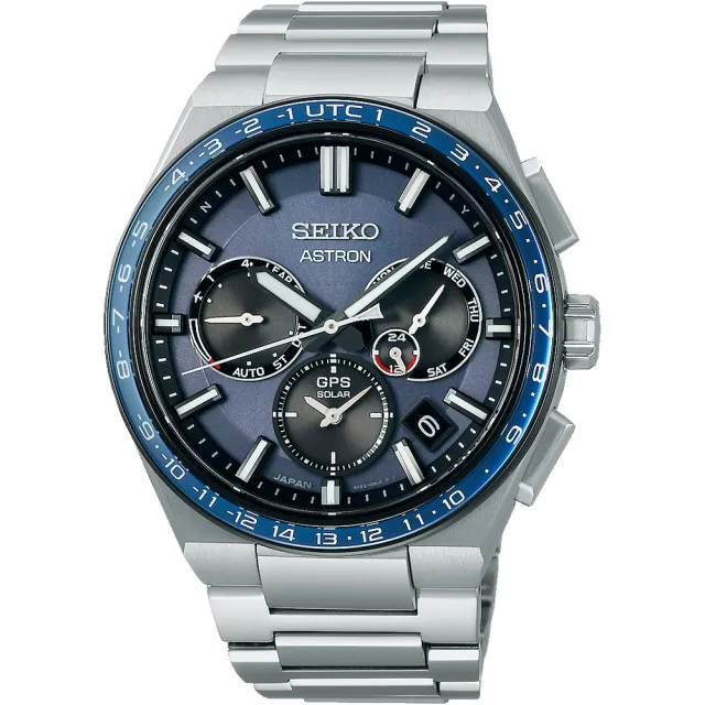 SEIKO 精工】Astron 大谷翔平廣告款GPS衛星定位雙時區鈦金屬手錶