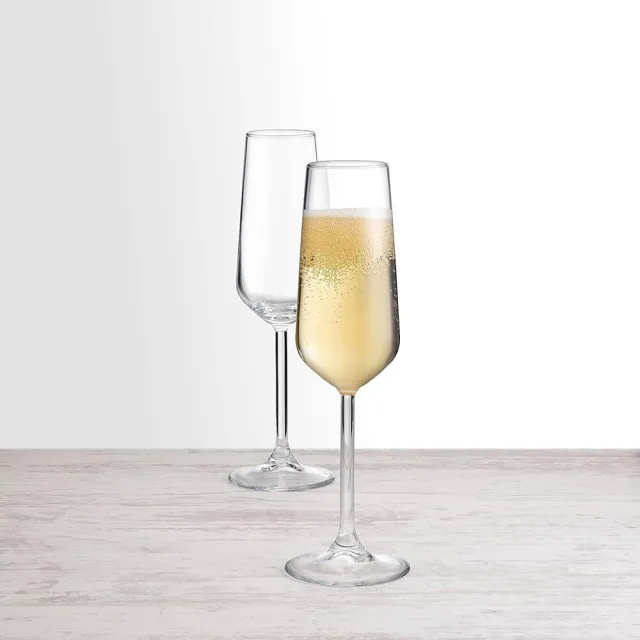 【Pasabahce】Allegra系列 香檳杯6入組 190mL(氣泡酒杯/酒杯/高腳杯)