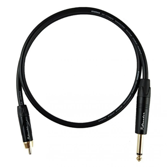 Stander C-PR-112 6.3 TS to RCA 1.5m 線材(喇叭訊號線)