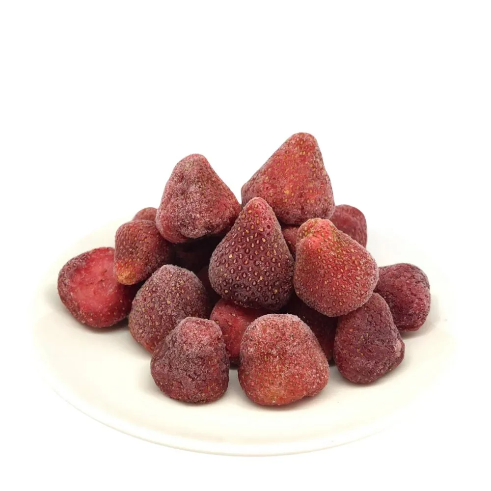 【誠麗莓果】IQF急速冷凍草莓(產地直送檢驗合格特選A級草莓果粒 1KG/包 3包組合)
