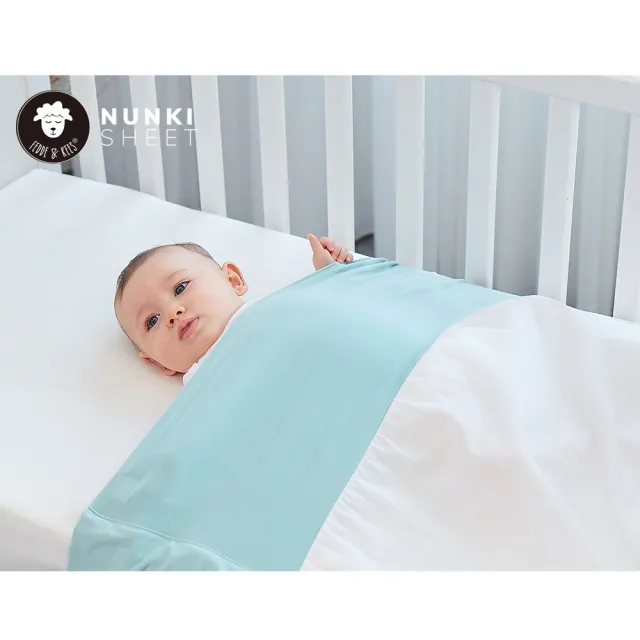 【Nunki Sheet】成長安撫床巾 包巾 L號 140X70cm 大床(包巾 嬰兒包巾 寶寶包巾)