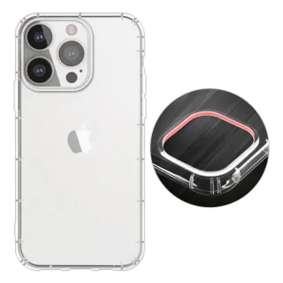 【RedMoon】APPLE iPhone 13 Pro 6.1吋 / i13ProMax 6.7吋 防摔透明TPU手機軟殼(鏡頭孔增高版)