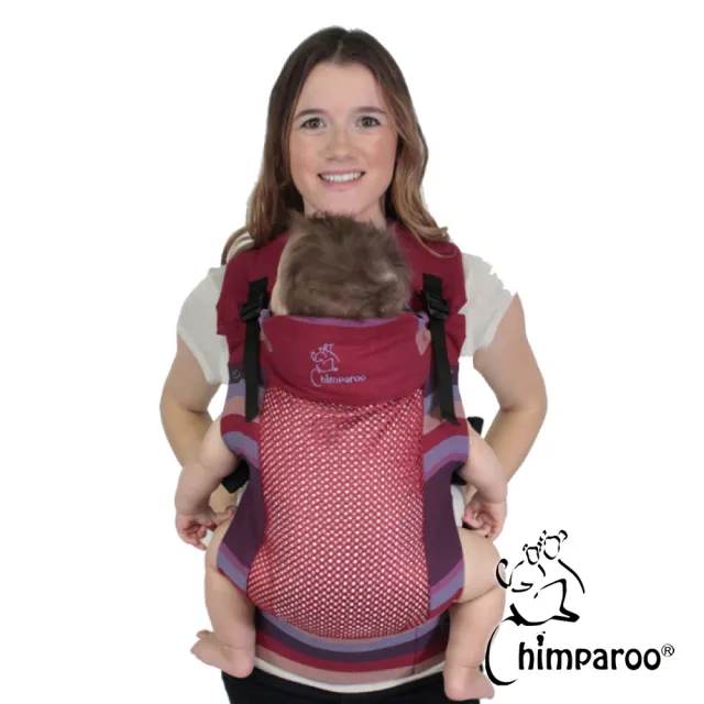 【Chimparoo】Trek Air-O 透氣嬰兒揹帶(茱麗葉紅)