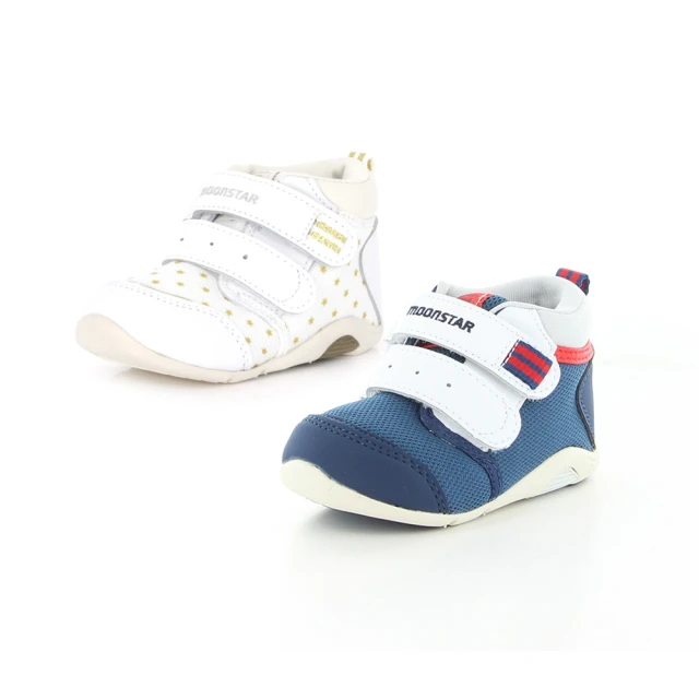 MOONSTAR 月星 童鞋十大機能HI系列運動鞋(白粉、藍