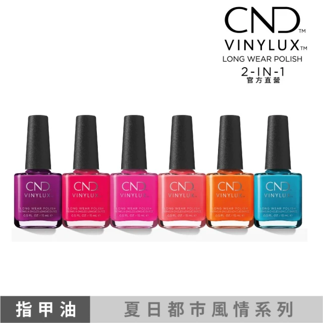 CND VINYLUX 完美光感指甲油 夏日都市風情系列 15ml(類光療/美甲)