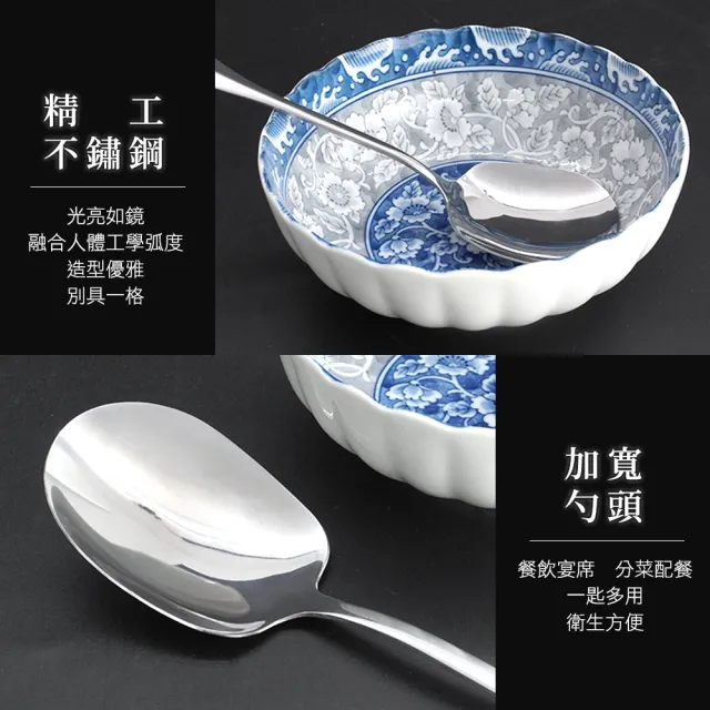 湯匙 耐熱湯匙 分菜服務匙 菜勺 廚房用品 餐具 叉子湯匙 料理匙 208-BMS7(西餐禮儀 廚房用品)