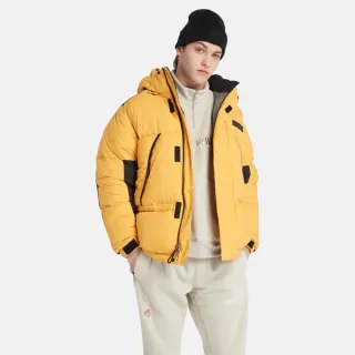 【Timberland】男款亮黃色防潑水再生羽絨派克大衣(A2N68723)