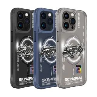 【Skinarma】iPhone 15 Pro Max 6.7吋 Bolt 閃電漩渦磁吸防摔手機殼 附掛繩環