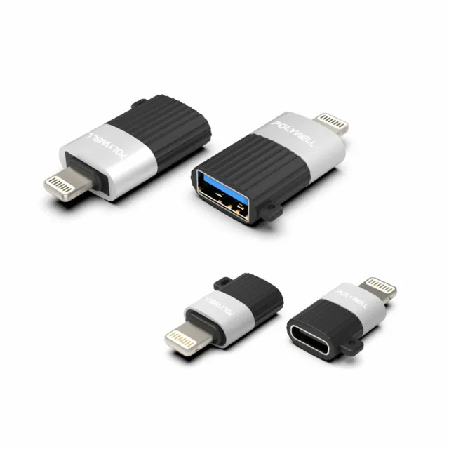 【POLYWELL】蘋果OTG Lightning轉接器(USB3.0-A / Type-C 母座)