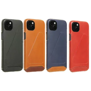 【n max n】iPhone15 Plus 經典系列 - 全包覆手機皮革套 - 四色任選(AP-15PL-7501)
