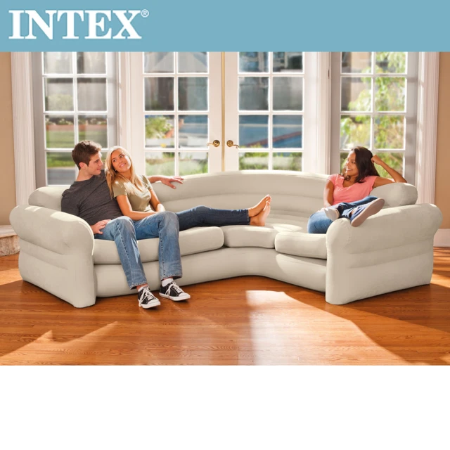 INTEXINTEX 超大充氣L型沙發椅(68575)