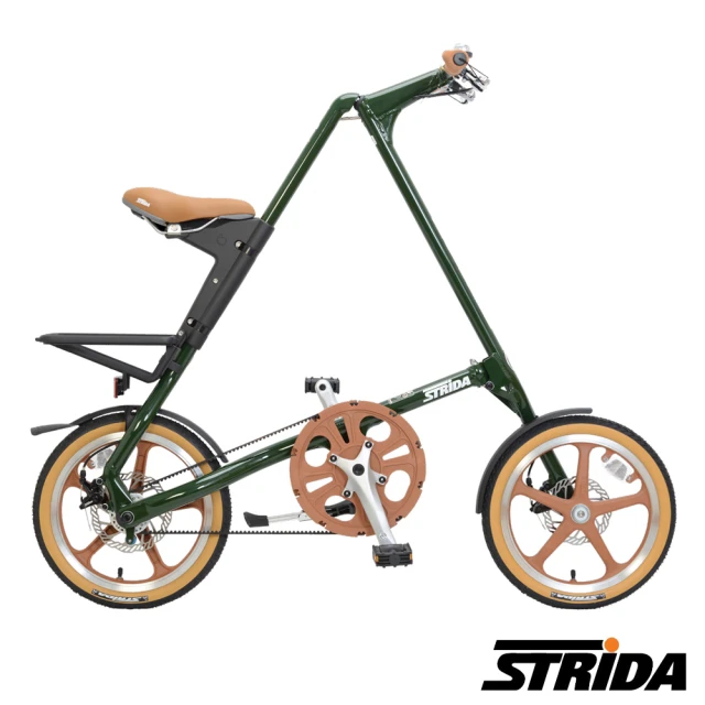 STRiDA 英國 速立達16吋單速LT版碟剎折疊單車/三角形單車