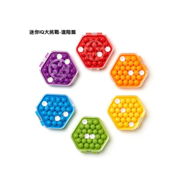 【Smart Games】迷你IQ大挑戰-進階篇（六款顏色 隨機出貨）