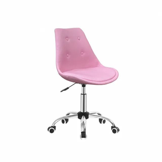 【E-home】Pamela帕梅拉可調式拉扣電腦椅 3色可選(辦公椅 會客椅 美甲)