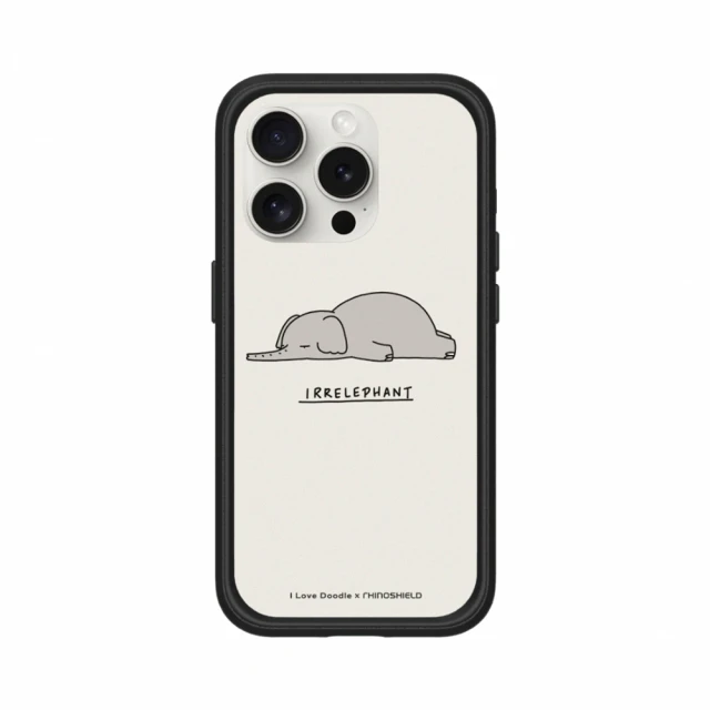 RHINOSHIELD 犀牛盾 iPhone 13 mini/Pro/Max Mod NX MagSafe兼容 手機殼/大象(I Love Doodle)