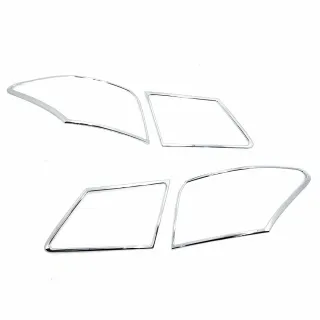 【IDFR】Lexus ES ES350 2006~2009 鍍鉻銀 車燈框 後燈框 飾貼(ES350 鍍鉻改裝 XV40)