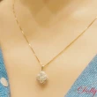 【DOLLY】0.60克拉 18K金輕珠寶玫瑰金鑽石鎖骨鍊