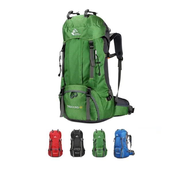 【PUSH!】雙11 戶外休閒用品 60L登山包 雙肩包 背包 自助行旅行背包 登山包(登山包 後背包U65)