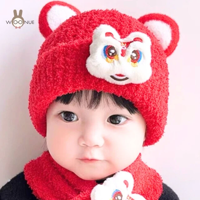 艾比童裝 寶寶捲捲頭造型毛帽(配件系列 A10-21)優惠推