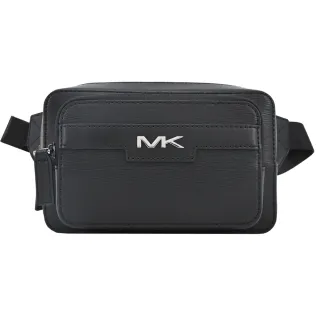【Michael Kors】COOPER男款防刮腰包/胸包(黑)