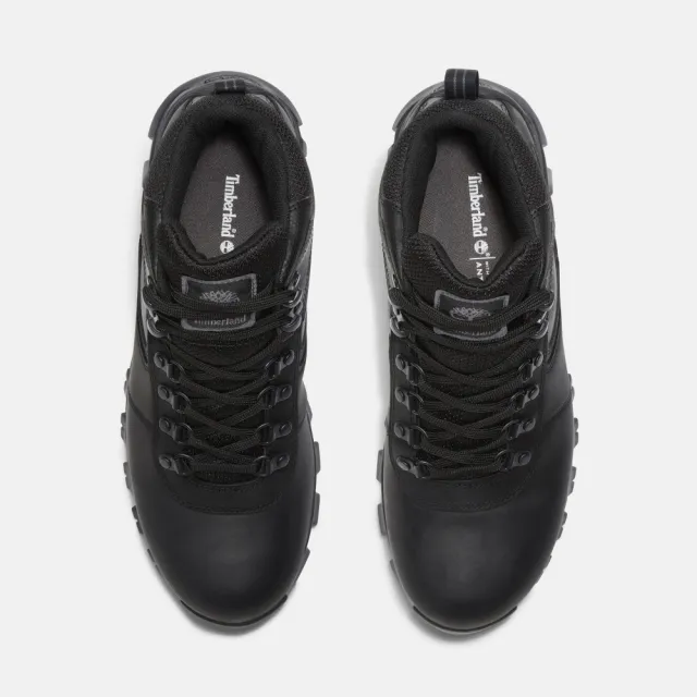 【Timberland】男款黑色防水中筒健行鞋(2731R001)