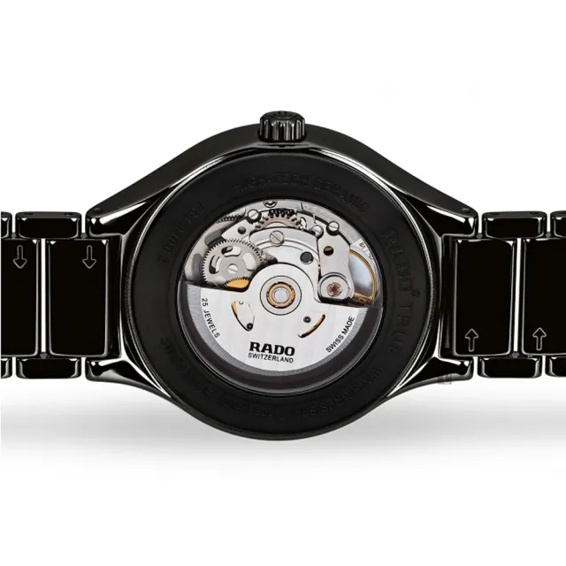 【Rado 雷達表】True真我系列鏤空機械錶-40mm R03(R27100912)