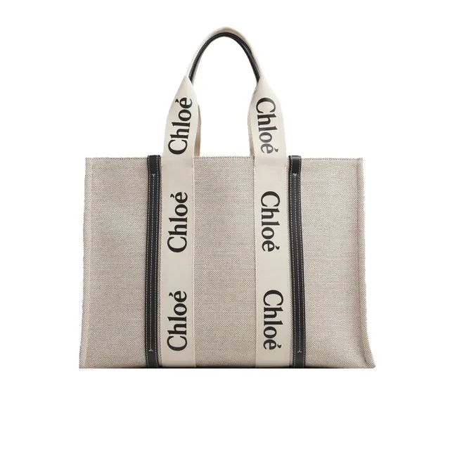 【Chloe’ 蔻依】tote bag帆布托特包(大號/任選)