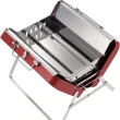 【LOGOS】紅楓手提箱烤肉爐(鮮豔吸睛x頂級材質x設計巧思)