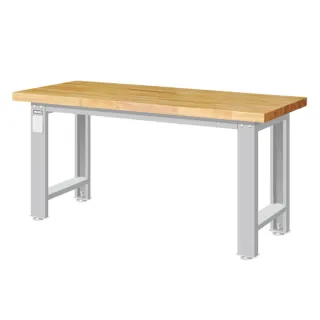 【天鋼 tanko】WA-67W 重量型工作桌 實木 寬180cm(多功能桌 書桌 電腦桌 辦公桌 工業風桌子 工作桌)