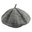【ZOII 佐壹】格紋貝雷帽(復古英倫格子貝雷帽 貝蕾帽 南瓜帽 條紋貝雷帽 #106007)