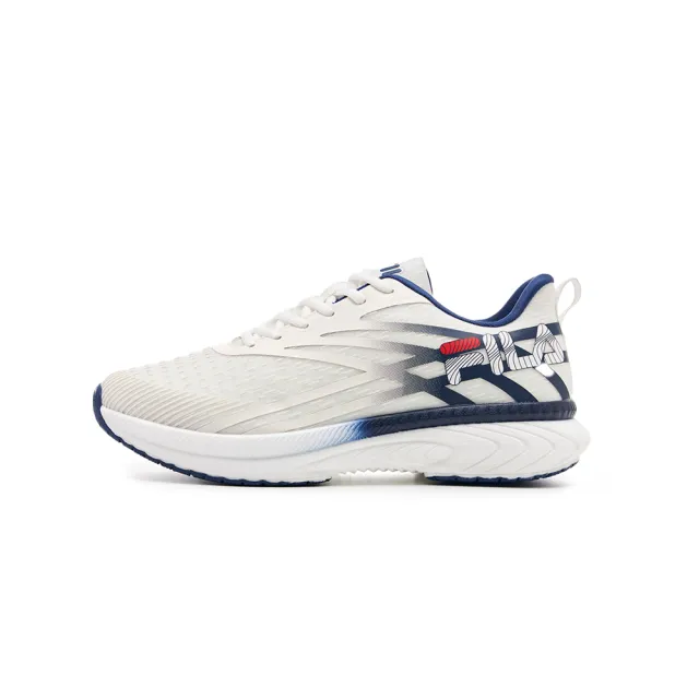 【FILA官方直營】Streamline 男款 慢跑鞋 運動鞋-白藍(1-J321Y-131)