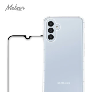 【Meteor】Samsung Galaxy A25 5G 手機保護超值2件組-活動品(透明空壓殼+鋼化膜)