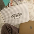 【平板收納】ins棋盤格可愛卡通手提平板包(筆電包 收納袋 保護套 防撞包 電繪板套 iPad保護)