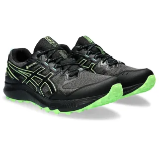 【asics 亞瑟士】GEL-SONOMA 7 GTX 男款 黑綠 防水系列 越野 慢跑鞋(1011B593-004)