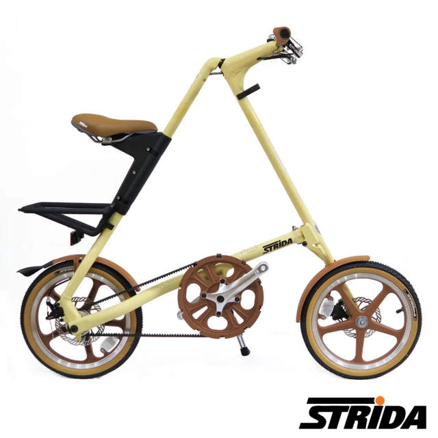 STRiDA 英國 速立達16吋單速LT版碟剎折疊單車/三角形單車