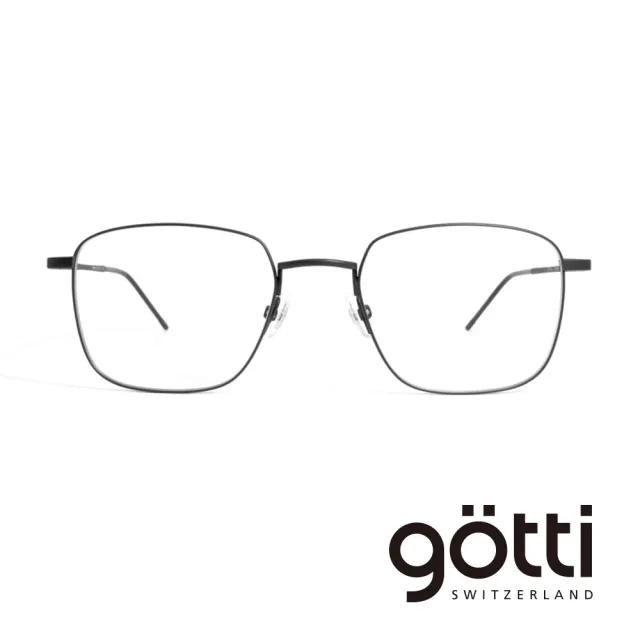 【Gotti】瑞士Gotti Switzerland 輕量感間約方框平光眼鏡(- DRIES)