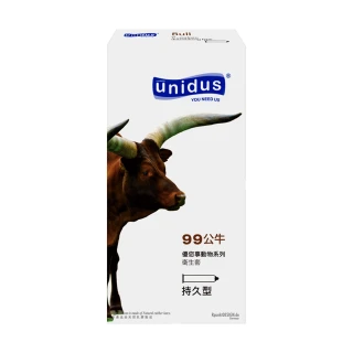 【Unidus優您事】動物系列保險套-99公牛持久型12入/盒(情趣職人)