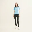 【Arnold Palmer 雨傘】女裝-心形品牌LOGO刺繡T恤(藍色)