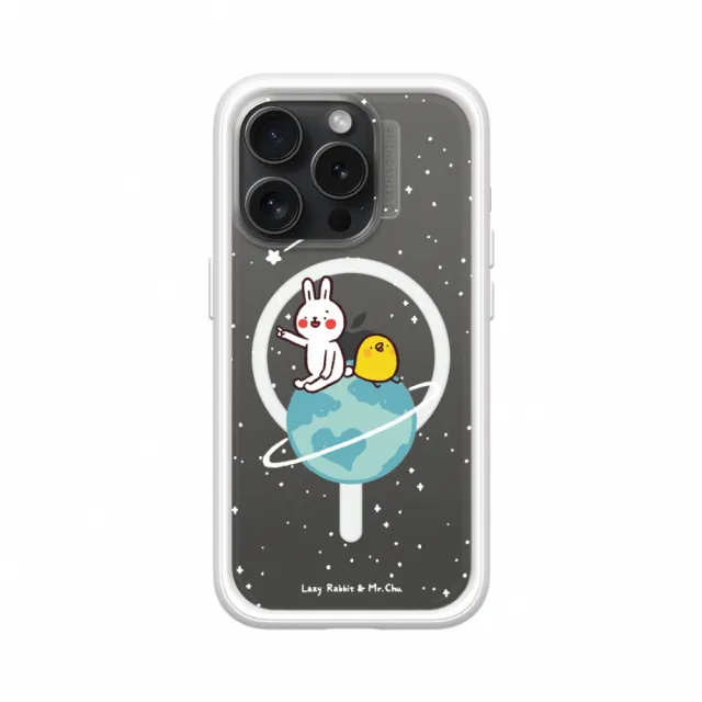 【RHINOSHIELD 犀牛盾】iPhone 13 mini/Pro/Max Mod NX MagSafe兼容 手機殼/小宇宙(懶散兔與啾先生)