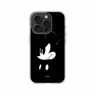 【RHINOSHIELD 犀牛盾】iPhone 12系列 Clear MagSafe兼容 磁吸透明手機殼/米奇-米奇黑設計(迪士尼)