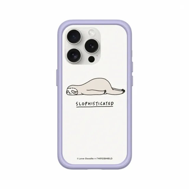 【RHINOSHIELD 犀牛盾】iPhone 14/Plus/Pro/Max Mod NX MagSafe兼容 手機殼/樹懶(I Love Doodle)