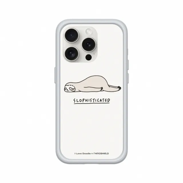 【RHINOSHIELD 犀牛盾】iPhone 14/Plus/Pro/Max Mod NX MagSafe兼容 手機殼/樹懶(I Love Doodle)