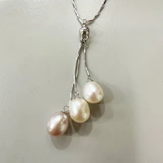 【Hanami】天然多彩珍珠墜鍊
