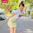 【LEVIS 官方旗艦】Fresh果漾系列 女款 復古全排釦燈心絨A字裙/精工漂染工藝/萊姆綠 熱賣單品 A3528-0002