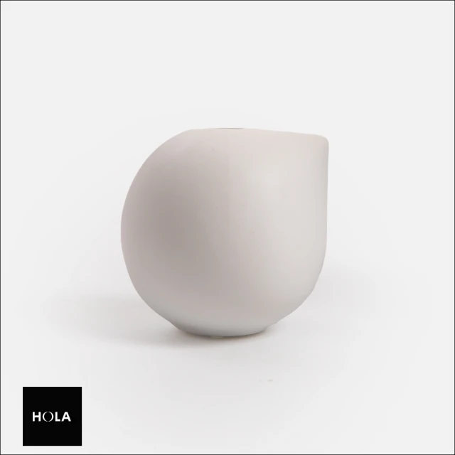 HOLAHOLA 瑞典DBKD Nib陶瓷裝飾花器小 白