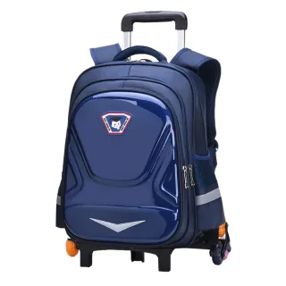 【SUNSHINEBAG 日晴】酷炫立體硬殼 拉桿書包(護脊 書包  拉桿 六輪爬樓梯 後背包 小學生 兒童 學生書包)