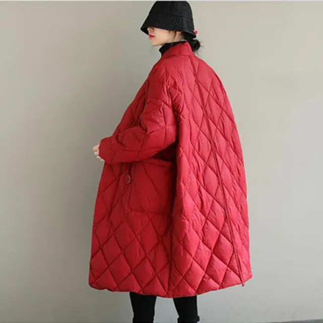 【A3】日系保暖棉長外套(時尚休閒 保暖柔軟舒適)